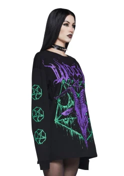 Widow Tops|Plus*Eternal Hex Long Sleeve Tee