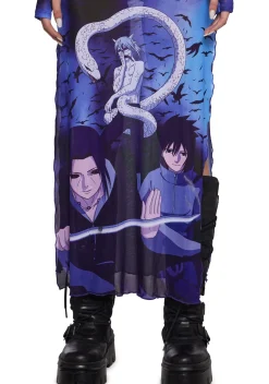 Dolls Kill x NARUTO SHIPPUDEN Dresses|Plus*Eternal Reflection Maxi Dress And Shrug Set