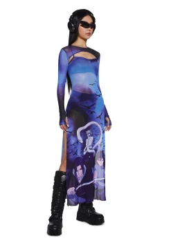 Dolls Kill x NARUTO SHIPPUDEN Dresses|Plus*Eternal Reflection Maxi Dress And Shrug Set