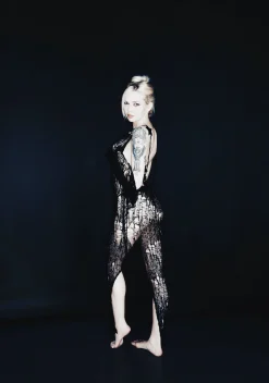 Club Exx Dresses*Ethereal Drop Knit Dress And Shrug Set - Black