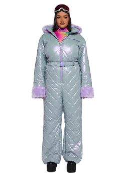 Club Exx Plus*Euphoric Escapades Quilted Snowsuit