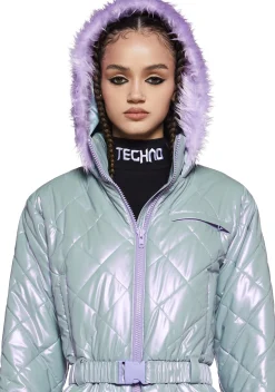 Club Exx Plus*Euphoric Escapades Quilted Snowsuit