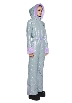 Club Exx Plus*Euphoric Escapades Quilted Snowsuit