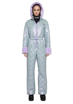 Club Exx Plus*Euphoric Escapades Quilted Snowsuit