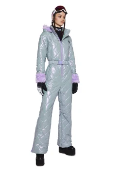 Club Exx Plus*Euphoric Escapades Quilted Snowsuit