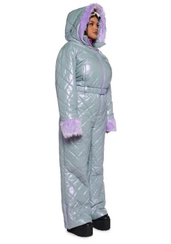 Club Exx Plus*Euphoric Escapades Quilted Snowsuit