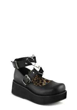 Demonia Platforms|Mary Janes*Evil Crybaby Mary Janes