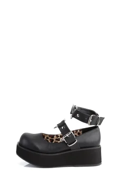 Demonia Platforms|Mary Janes*Evil Crybaby Mary Janes
