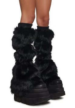 Club Exx Socks & Tights*Explored Beats Legwarmers - Black