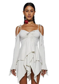 Current Mood Dresses*F is For Fairies Handkerchief Dress - Ivory
