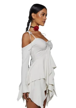 Current Mood Dresses*F is For Fairies Handkerchief Dress - Ivory