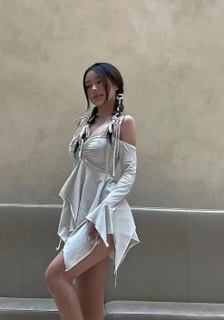 Current Mood Dresses*F is For Fairies Handkerchief Dress - Ivory
