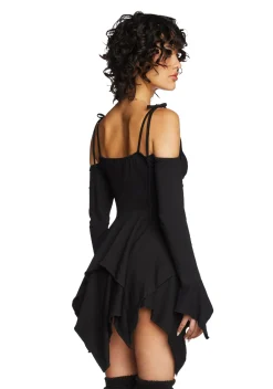 Current Mood Dresses*F is For Fairies Handkerchief Dress - Black