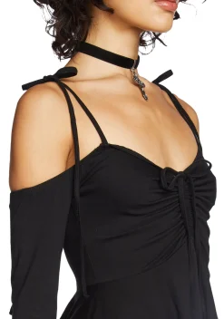 Current Mood Dresses*F is For Fairies Handkerchief Dress - Black