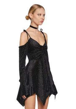 Current Mood Dresses|Plus*F is For Fairies® Handkerchief Dress - Glitter Velour