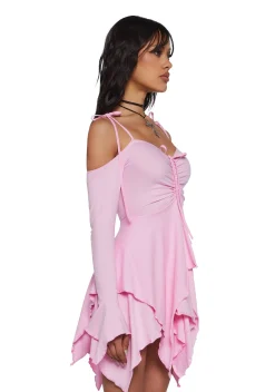 Current Mood Dresses*F is For Fairies Handkerchief Dress - Pink