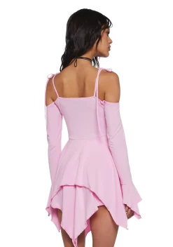 Current Mood Dresses*F is For Fairies Handkerchief Dress - Pink