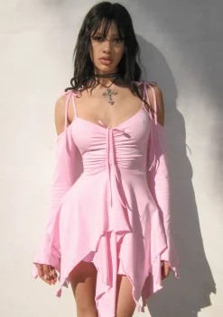 Current Mood Dresses*F is For Fairies Handkerchief Dress - Pink
