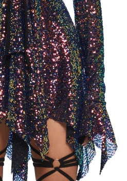 Club Exx Dresses|Plus*F is For Fairies Handkerchief Dress - Sequin