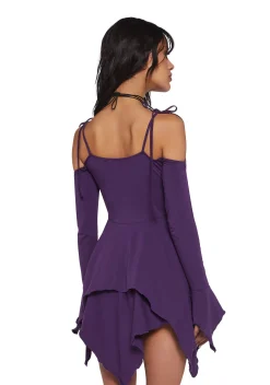 Current Mood Dresses*F is For Fairies Handkerchief Dress - Violet