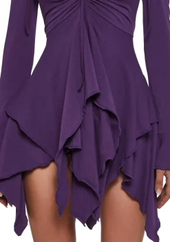 Current Mood Dresses*F is For Fairies Handkerchief Dress - Violet