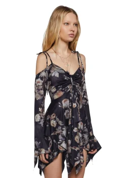 Current Mood Dresses|Plus*F is For Fairies Handkerchief Dress - Spring Floral