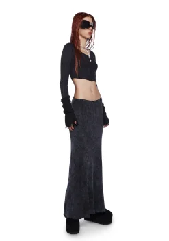 DARKER WAVS Bottoms|Skirts*Fader Thermal Maxi Skirt