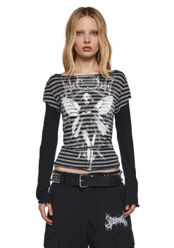 Widow Tops|Plus*Faedom Rituals Long Sleeve Top