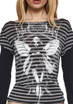 Widow Tops|Plus*Faedom Rituals Long Sleeve Top