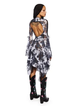 Current Mood Dresses*Fairydust Chronicles Lace Dress & Shrug Set- Floral