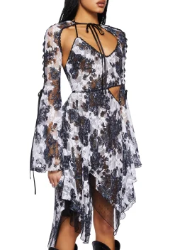 Current Mood Dresses*Fairydust Chronicles Lace Dress & Shrug Set- Floral