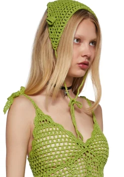Dolls Kill x Shrek Dresses*Fairytale Misfit Crochet Dress Set