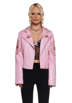 Sugar Thrillz Outerwear*Faith In Fantasy Moto Jacket