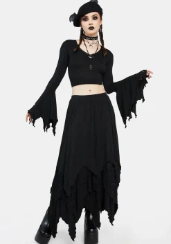 The Grave Girls Tops*Fang Club Crop Top