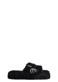 Trickz N' Treatz Flats|Slippers*Fanged Bat Slippers