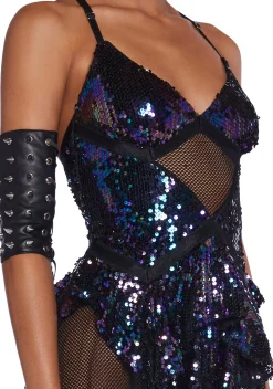 Club Exx Dresses|Mini Dresses*Fantastical Firefly Mini Dress - Black
