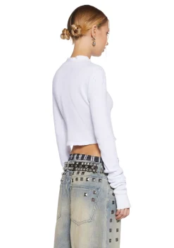 Current Mood Tops*Fast Timez Distressed Thermal