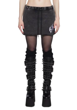 Widow Bottoms|Skirts*Favorite Number Mini Skirt