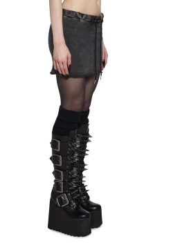 Widow Bottoms|Skirts*Favorite Number Mini Skirt