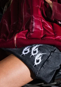 Widow Bottoms|Skirts*Favorite Number Mini Skirt