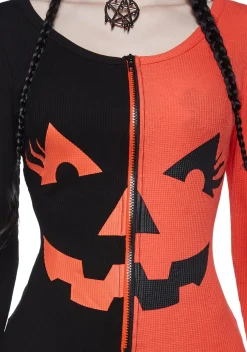 Trickz N' Treatz Jumpsuits & Rompers|Lingerie*Feelin' Hollow Inside Pumpkin Romper