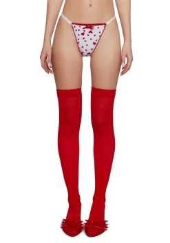 Sugar Thrillz Lingerie*Feelin' Lovesick Thong Panties