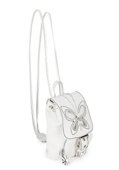 dELiA*s by Dolls Kill Bags*Feeling Good Butterfly Backpack - White