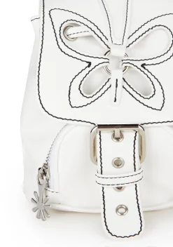 dELiA*s by Dolls Kill Bags*Feeling Good Butterfly Backpack - White