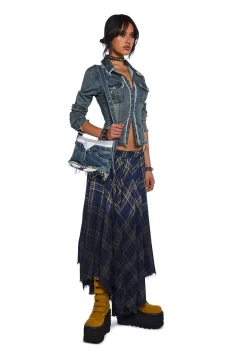 Current Mood Tops*Ferris Wheel Date Denim Top