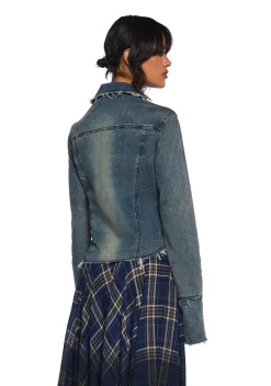 Current Mood Tops*Ferris Wheel Date Denim Top