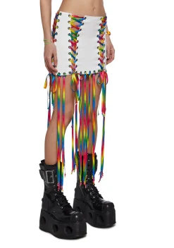 Club Exx Bottoms|Skirts*Festival Breakdance Mini Skirt