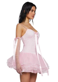 Sugar Thrillz Dresses|Plus*Festive Realm Glitter Dress And Gloves Set