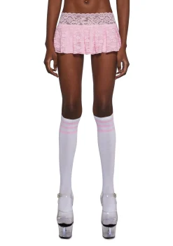 Sugar Thrillz Bottoms|Skirts*Fierce Flirt Lace Skirt