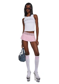Sugar Thrillz Bottoms|Skirts*Fierce Flirt Lace Skirt